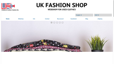 UK fashion shop